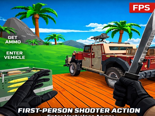 Blocky Zombie Shooting Online